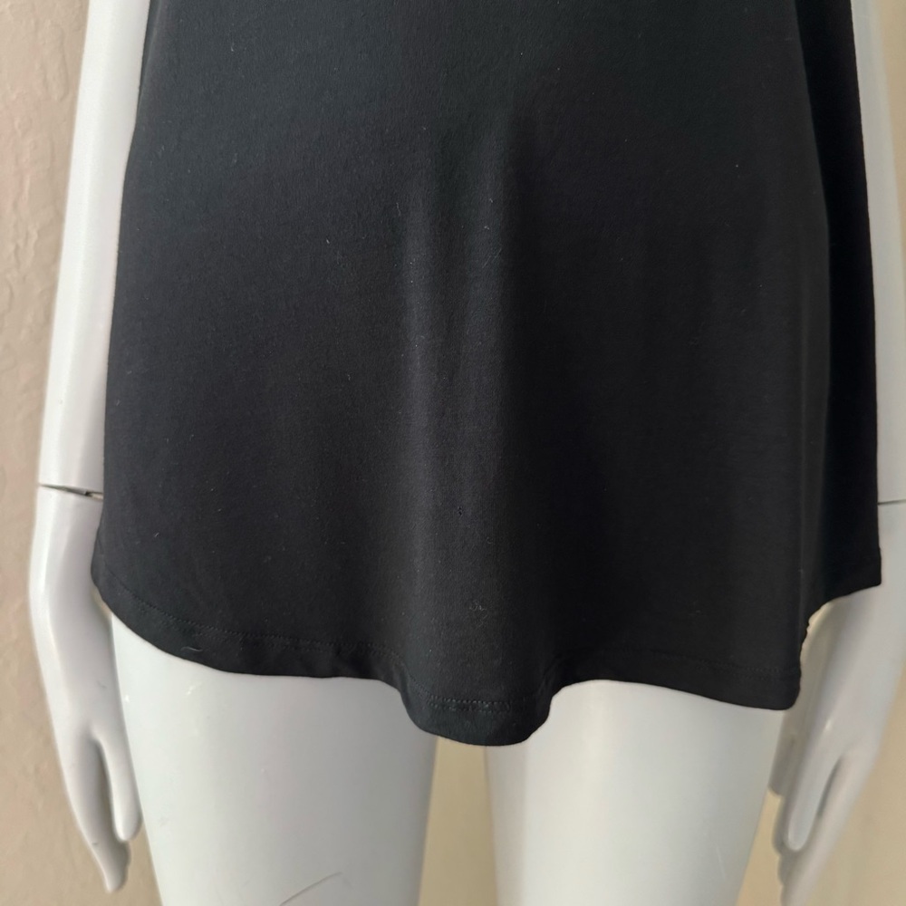 VINCE Black Jersey Tank Top Scoop Neck Modal Sleeveless Size Small - Picture 12 of 15